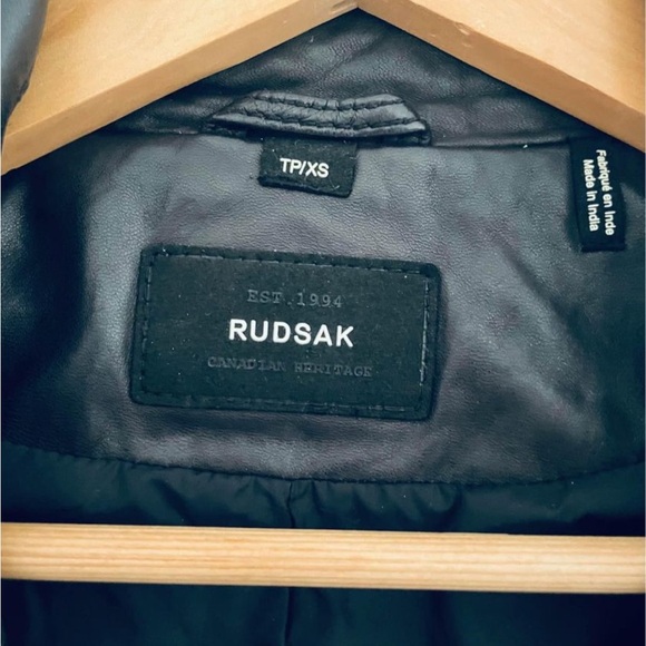 Rudsak leather jacket - Xs - Picture 2 of 6